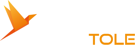 Extratole logo blanc