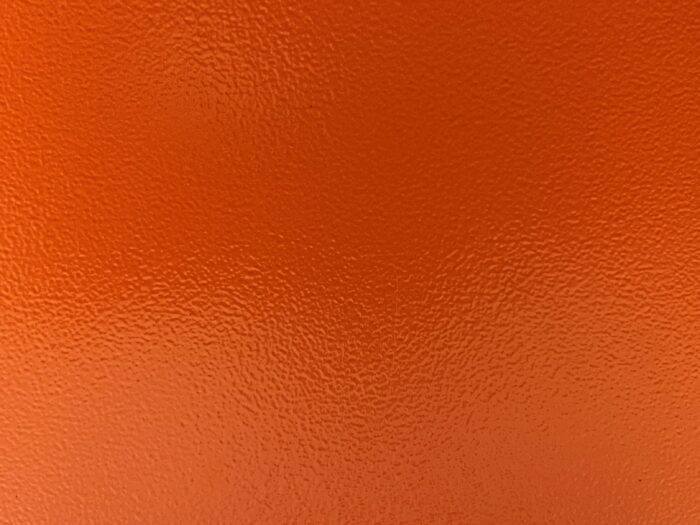 Plaquette peinture orange